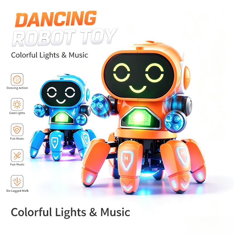 Music - Robot Pesciolino Elettrico Danzante a Sei
