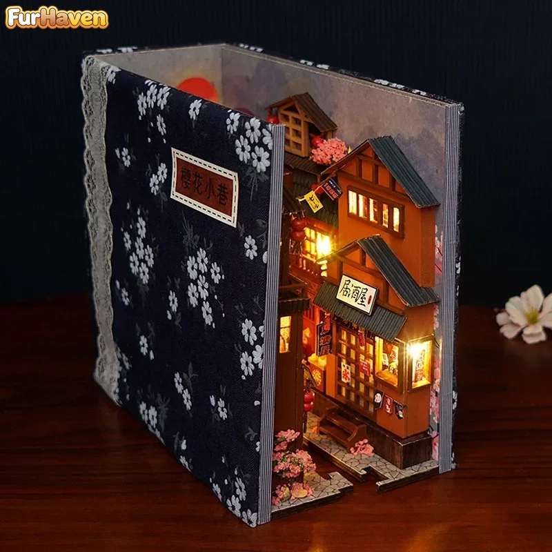 Kit fai-da-te per creare una l - Diy Wooden Book Nook Kit Shelf Insert recensione e prezzo