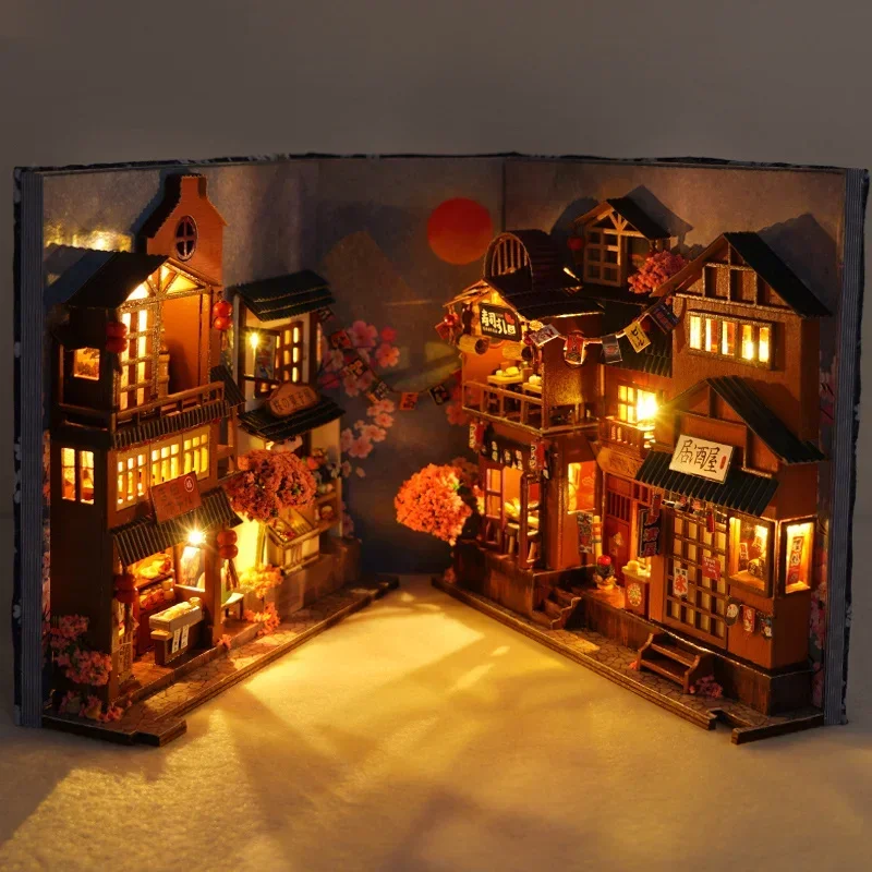 Kit fai-da-te per creare una l - Diy Wooden Book Nook Kit Shelf Insert recensione e prezzo