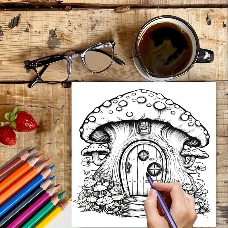Libro da colorare con porta de - Adult Coloring Book Stress Relief recensione e prezzo