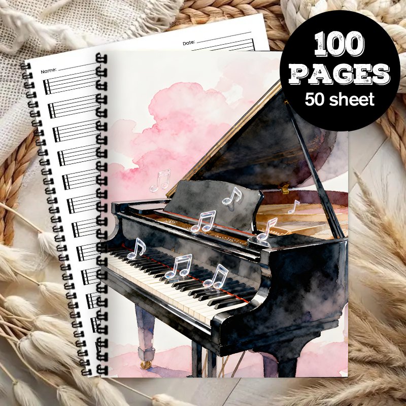 Quaderno Musicale Formato A4,  - Blank Sheet Music Notebook recensione e prezzo