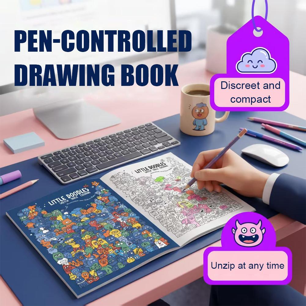 Libro da colorare con schizzi, - Adult Coloring Book Stress Relief recensione e prezzo